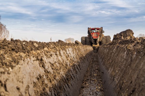 Drainage Trench Repair in West Chester
