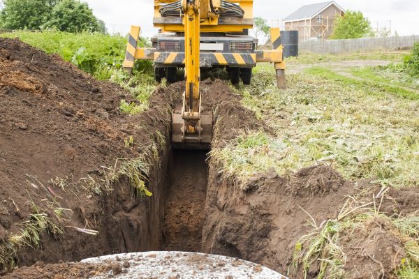 Drainage Trench Installation in West Chester