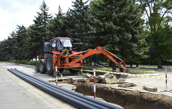 Sewer Line Excavation in West Chester