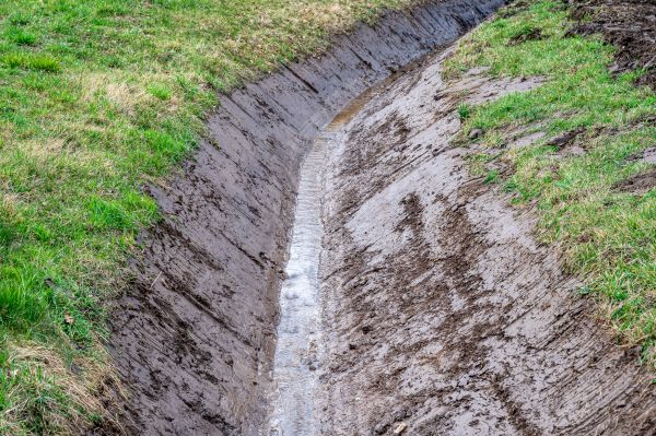Drainage Ditch Construction in West Chester