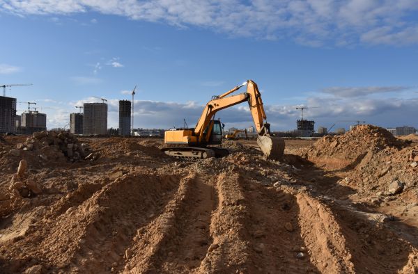 Drainage Trench Excavation in West Chester