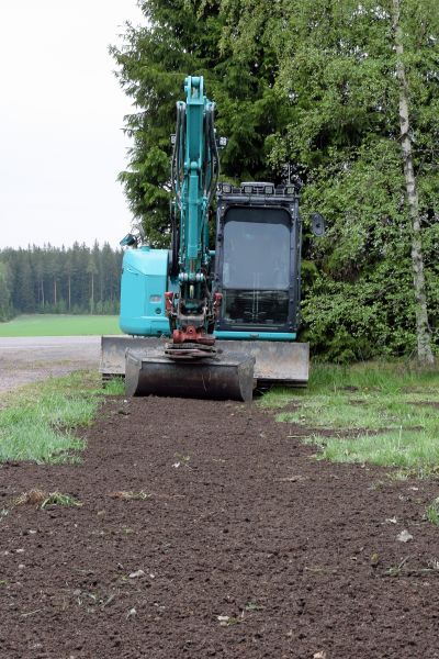 Backhoe Grading in West Chester