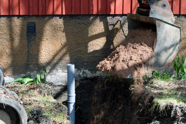 Sewer Line Digging in West Chester